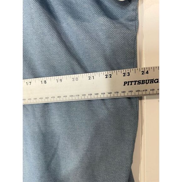 FLX Blue Polo Shirt XXL Urban Commuter Piped Collar Golf Core Dad Preppy Career - Picture 4 of 8